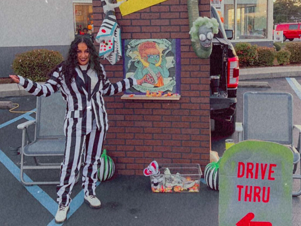 Trunk or treat event at Hardee's, Oct 2021