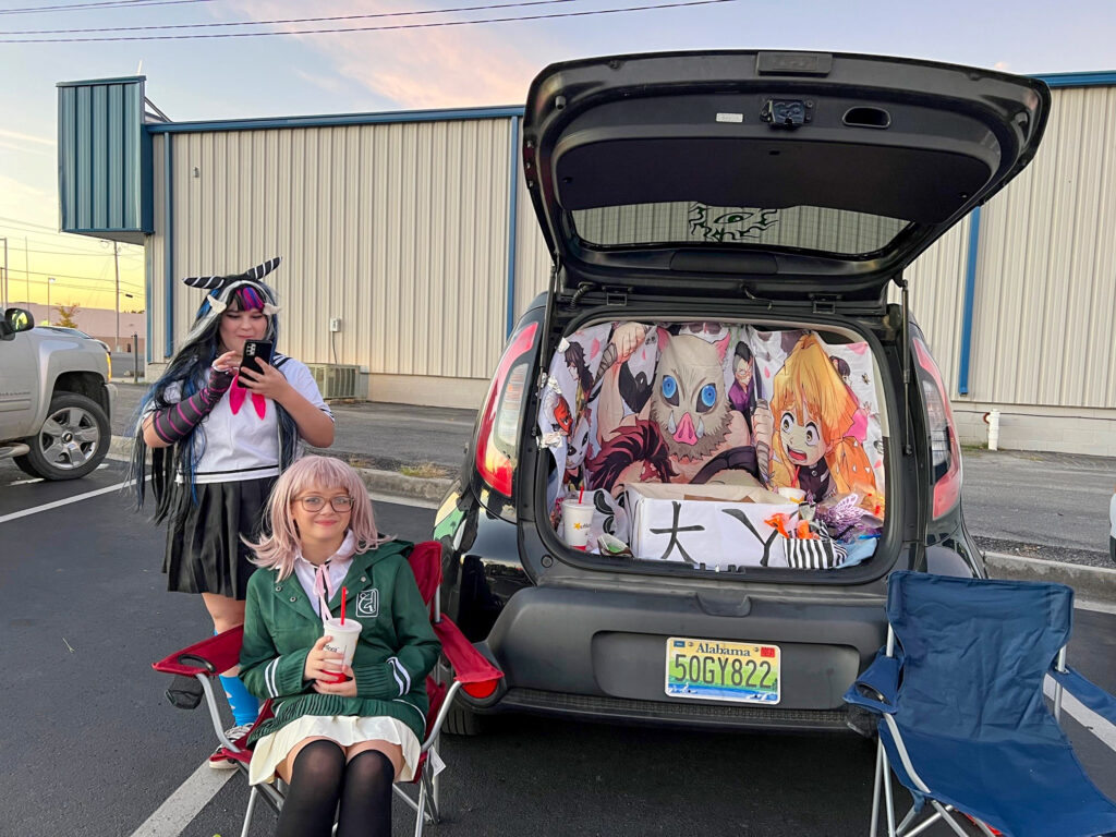 Trunk or treat event at Hardee's, Oct 2021