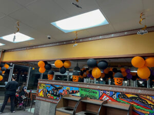 Trunk or Treat 2021 at Hardee's, decorations